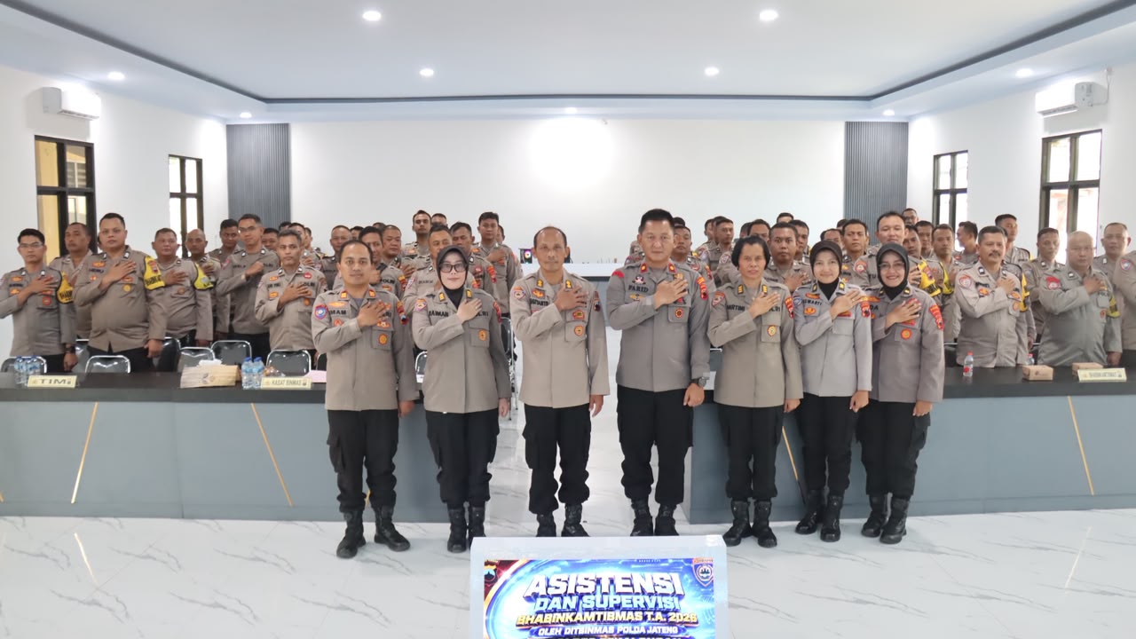 Ditbinmas Polda Jateng Asistensi Bhabinkamtibmas Polres Pekalongan, Perkuat Profesionalisme dan Sinergi Tiga Pilar